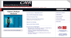 Desktop Screenshot of clinmedres.org
