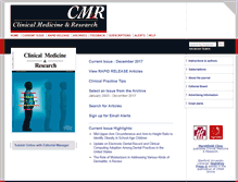 Tablet Screenshot of clinmedres.org